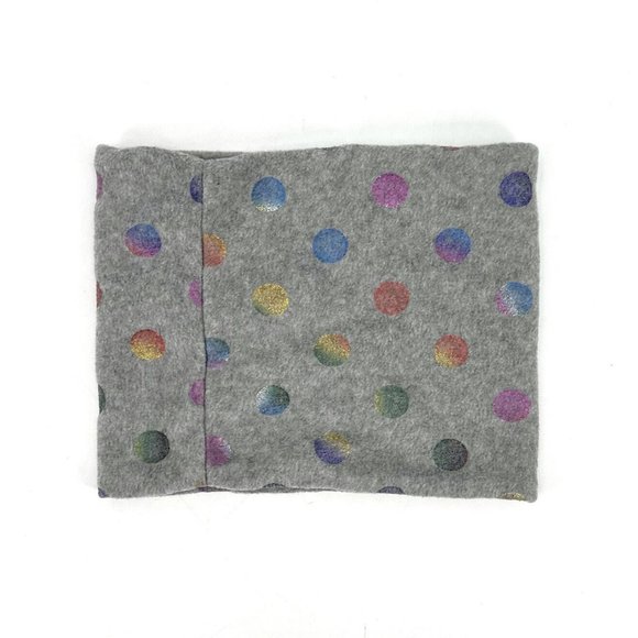 Gap Girls Pro Fleece Pom-Pom Beanie Hat & Neck Warmer Set Size S/M Gray - Picture 6 of 8